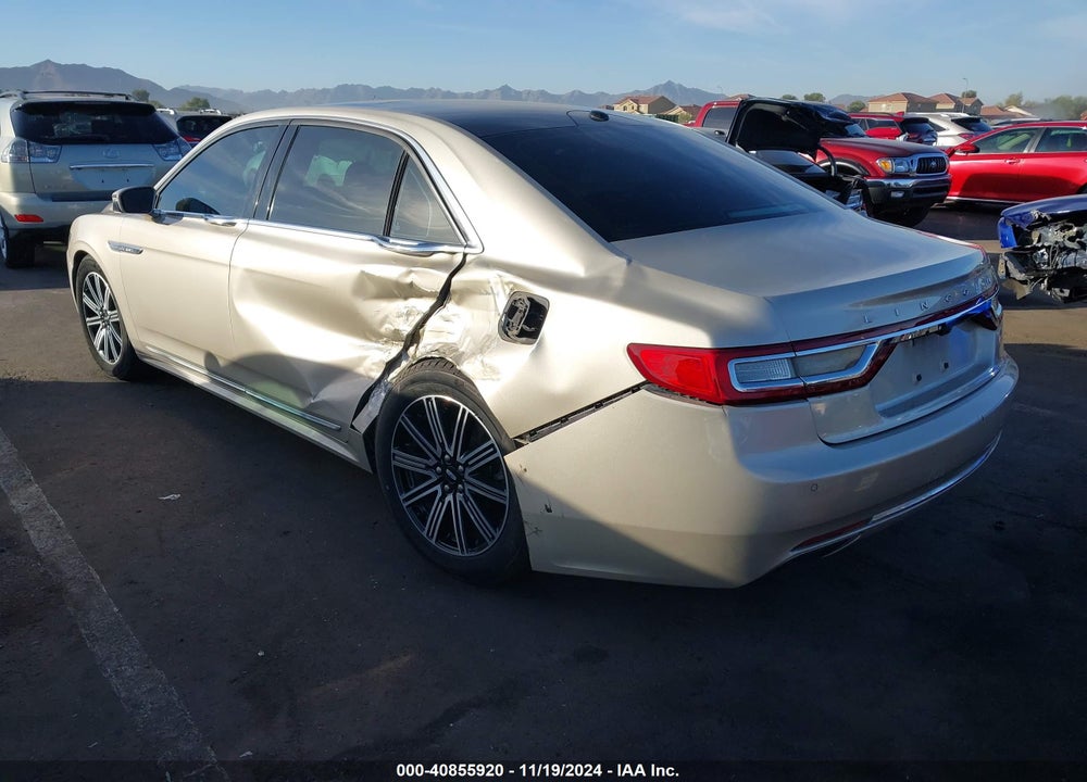 2017 LINCOLN CONTINENTAL RESERVE VIN: 1LN6L9NP6H5624083
