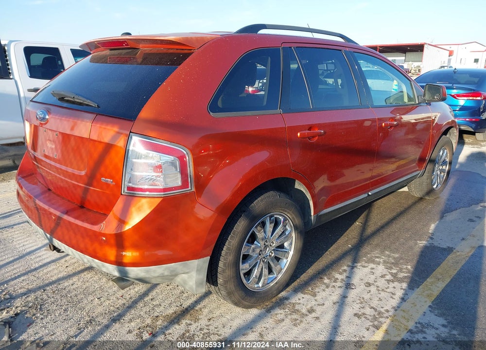 2007 FORD EDGE SEL PLUS VIN: 2FMDK39CX7BB37672