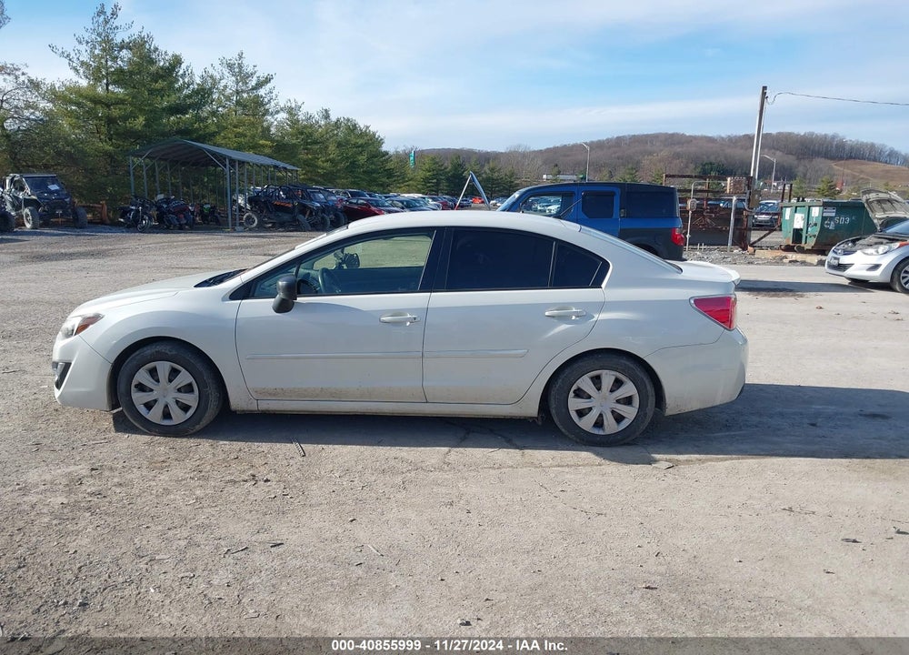 2016 SUBARU IMPREZA 2.0I VIN: JF1GJAA65GH009623