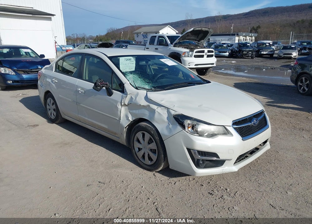 2016 SUBARU IMPREZA 2.0I VIN: JF1GJAA65GH009623