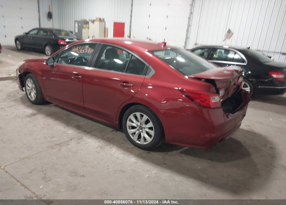 2017 SUBARU LEGACY 2.5I PREMIUM VIN: 4S3BNAF69H3053317