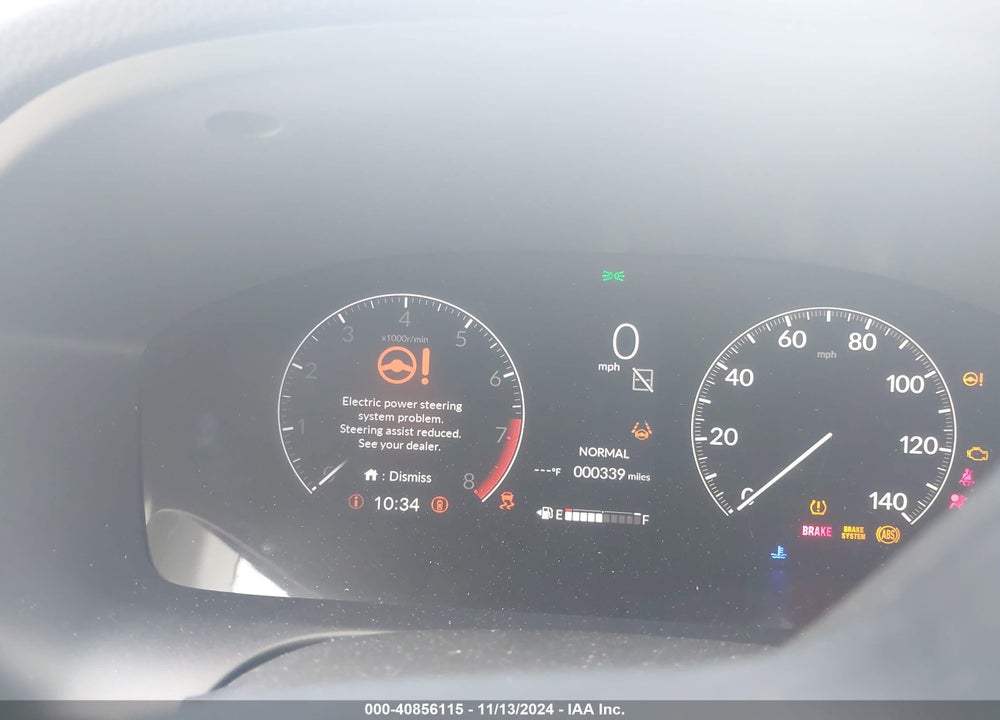 2025 HONDA HR-V 2WD LX VIN: 3CZRZ1H39SM719324