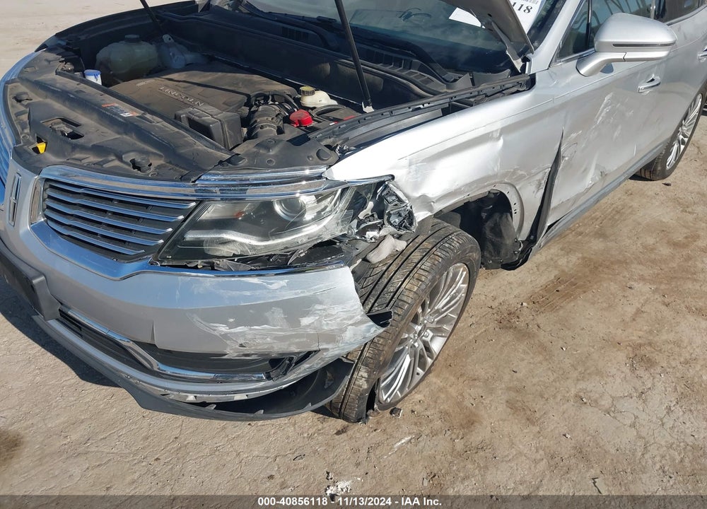 2016 LINCOLN MKX RESERVE VIN: 2LMTJ6LRXGBL30406