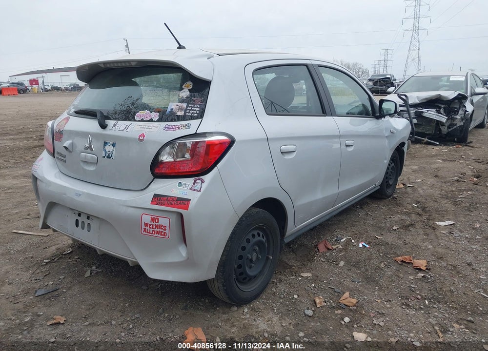 2022 MITSUBISHI MIRAGE ES VIN: ML32AUHJ3NH008616