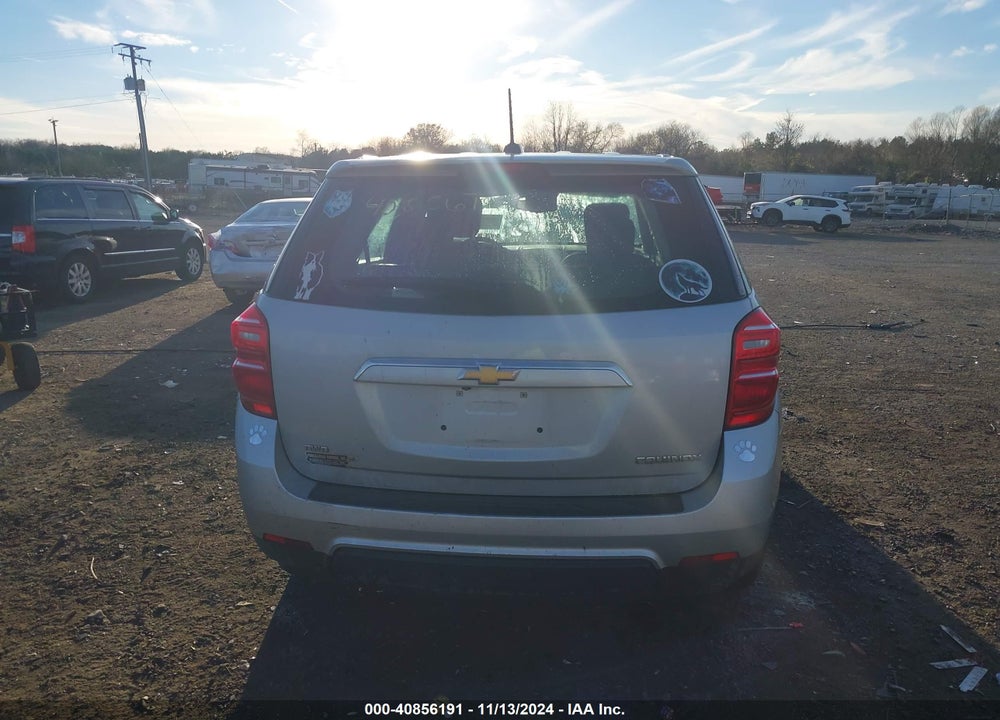 2016 CHEVROLET EQUINOX LS VIN: 2GNFLEEK3G6205507