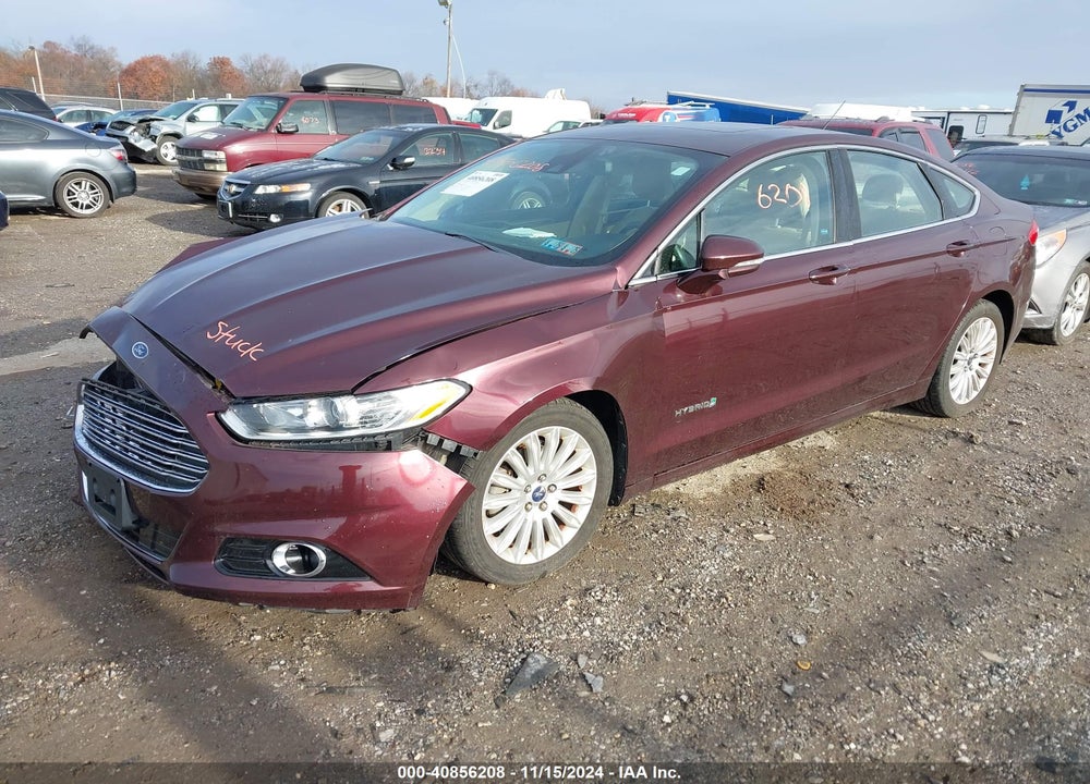 2013 FORD FUSION HYBRID SE VIN: 3FA6P0LU7DR316947