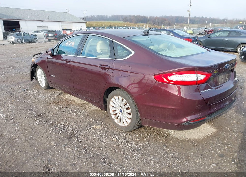 2013 FORD FUSION HYBRID SE VIN: 3FA6P0LU7DR316947