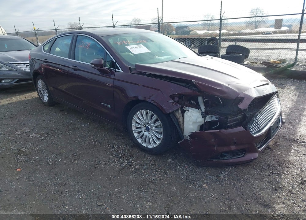 2013 FORD FUSION HYBRID SE VIN: 3FA6P0LU7DR316947