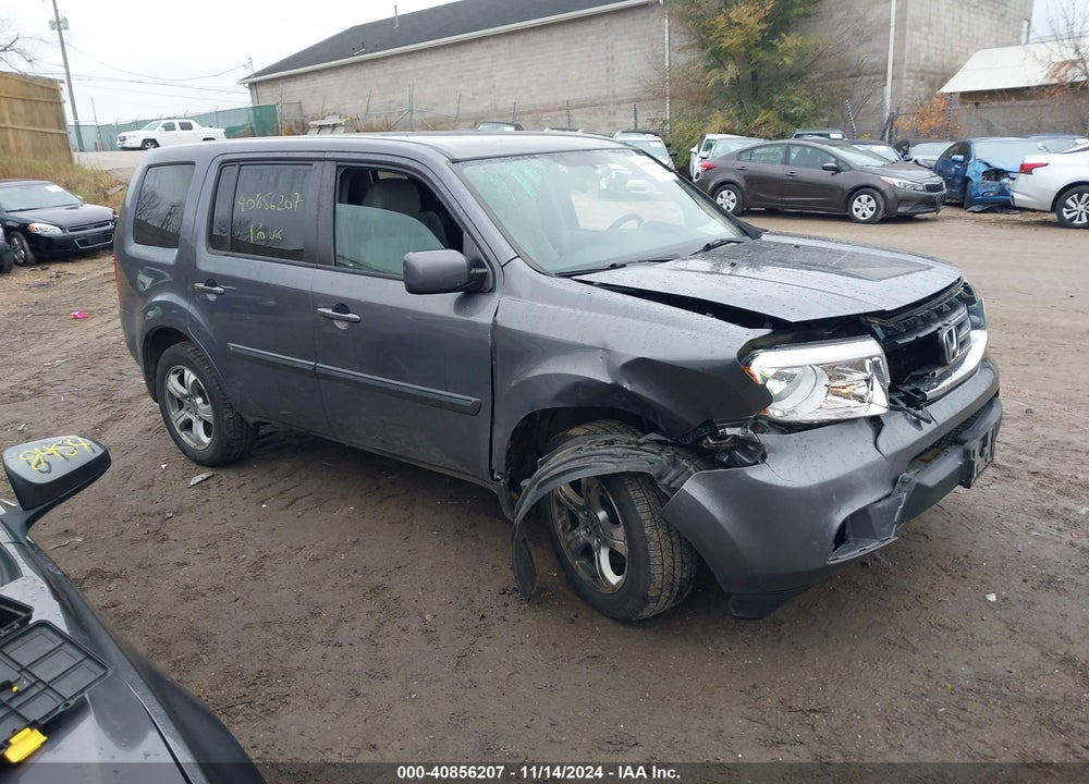 2014 HONDA PILOT EX VIN: 5FNYF4H43EB017027