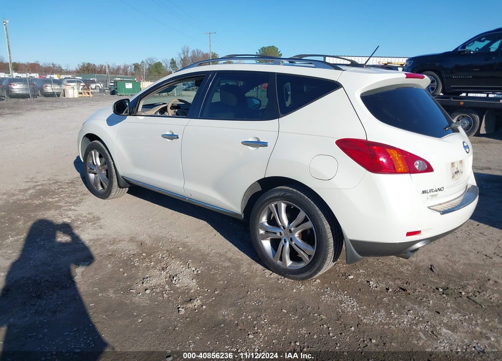 2009 NISSAN MURANO LE VIN: JN8AZ18W89W151191