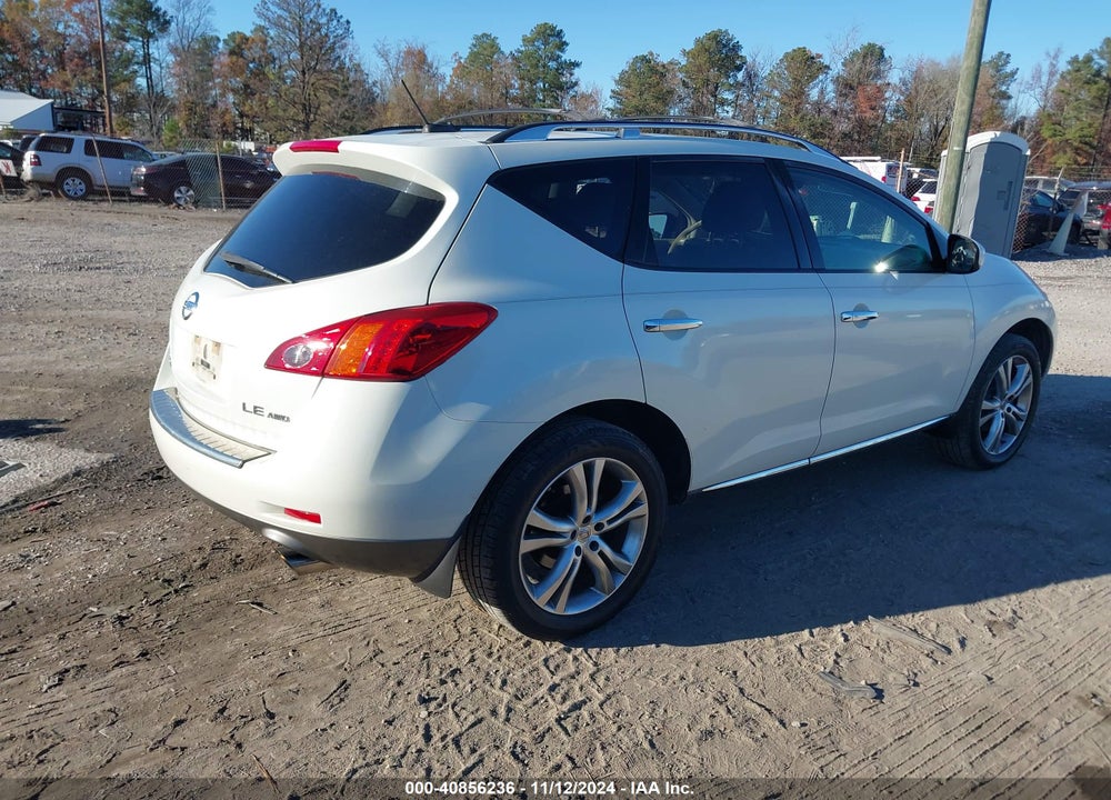 2009 NISSAN MURANO LE VIN: JN8AZ18W89W151191