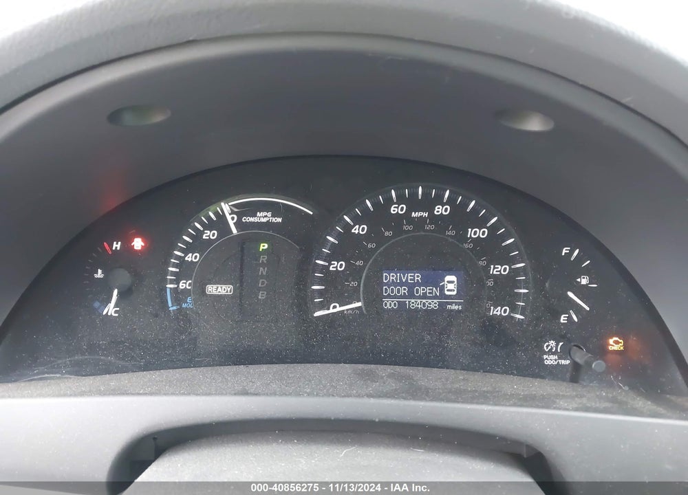 2008 TOYOTA CAMRY HYBRID VIN: 4T1BB46K98U040953