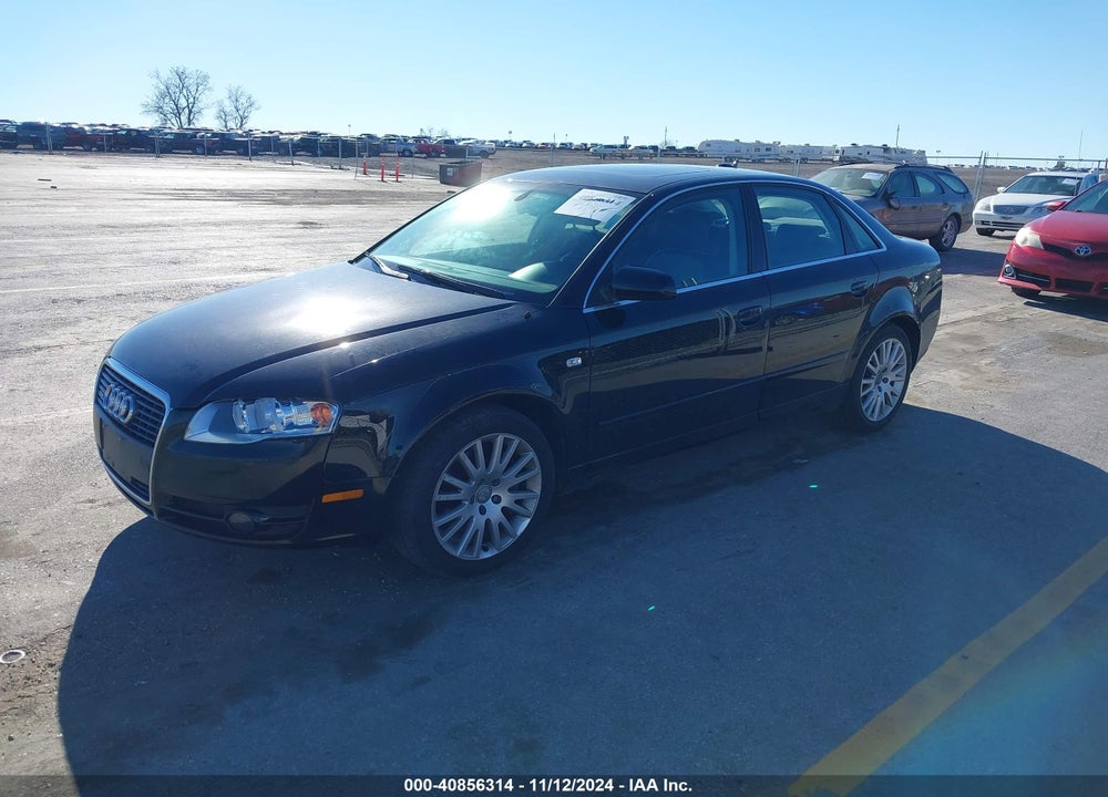 2006 AUDI A4 2.0T VIN: WAUDF78E76A250070
