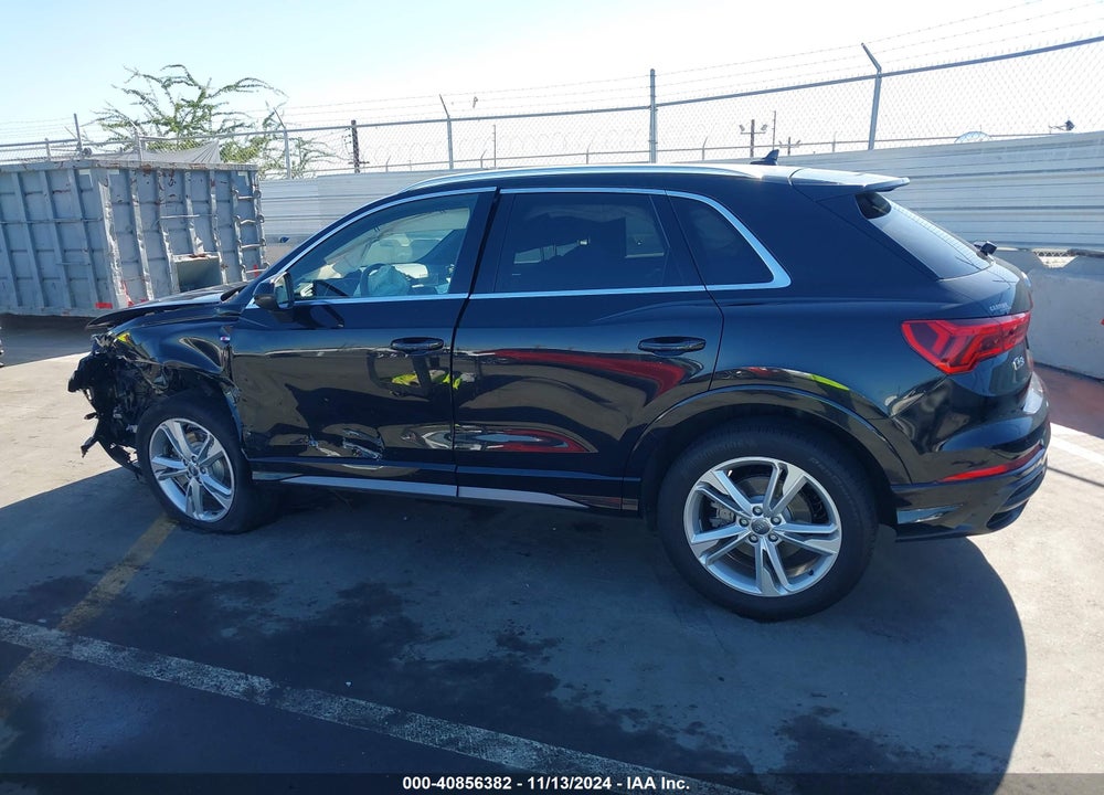2020 AUDI Q3 PREMIUM 45 TFSI S LINE QUATTRO TIPTRONIC VIN: WA1DECF36L1109304