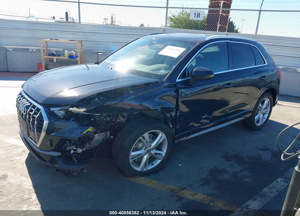 2020 AUDI Q3 PREMIUM 45 TFSI S LINE QUATTRO TIPTRONIC VIN: WA1DECF36L1109304