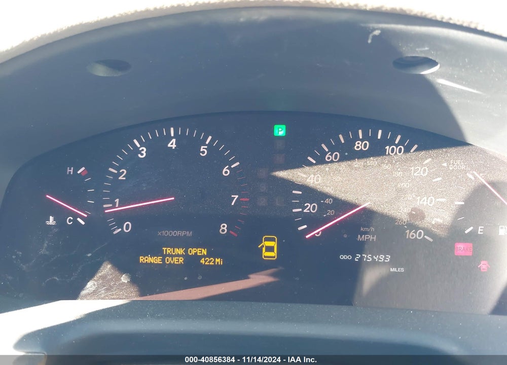 2003 LEXUS LS 430 VIN: JTHBN30F930123556
