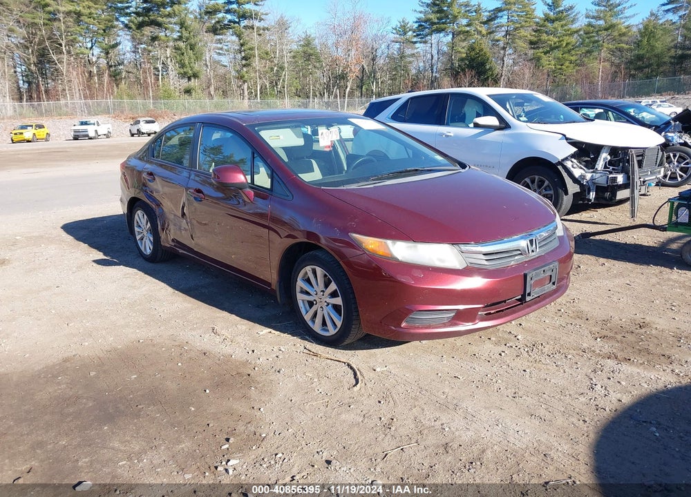 2012 HONDA CIVIC EX VIN: 2HGFB2F85CH539373