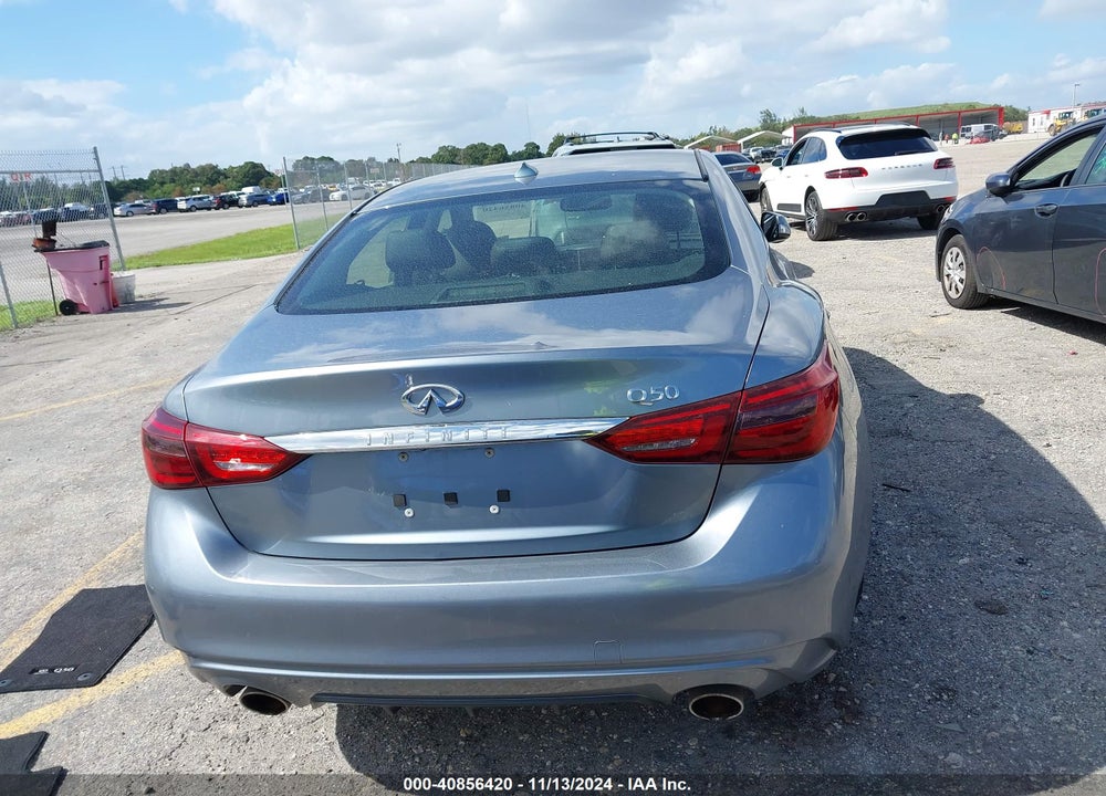 2018 INFINITI Q50 2.0T LUXE VIN: JN1CV7AP2JM240344