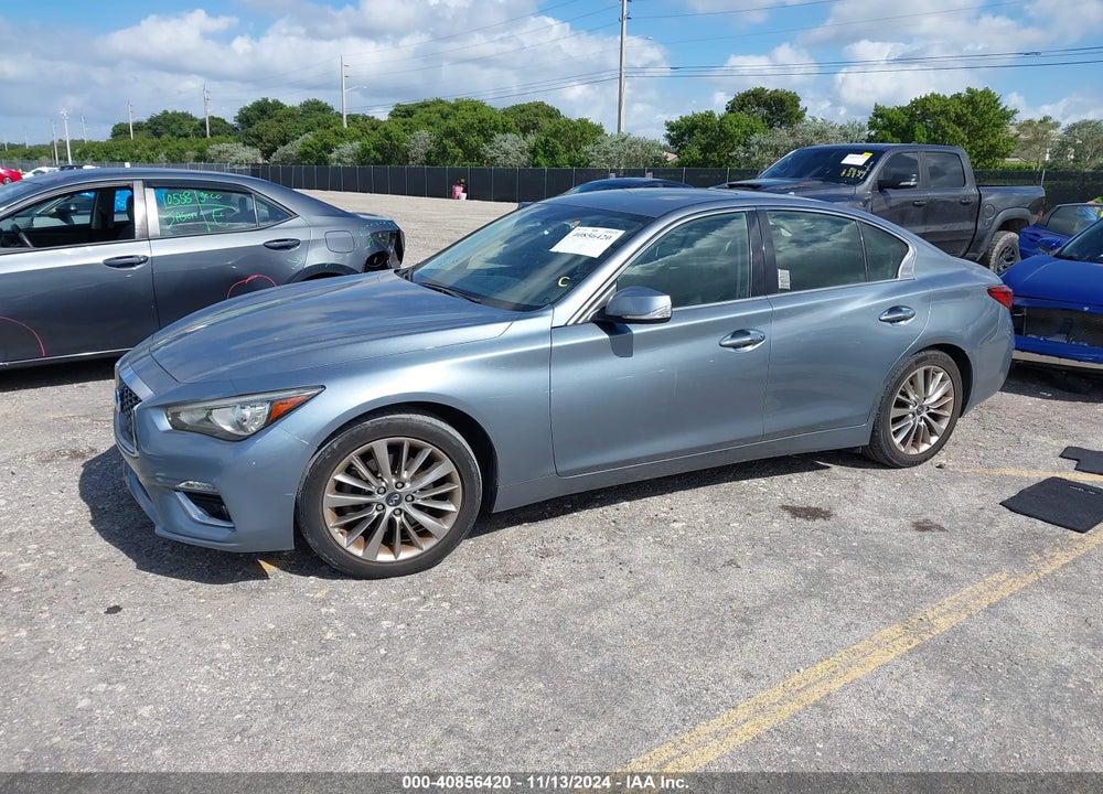 2018 INFINITI Q50 2.0T LUXE VIN: JN1CV7AP2JM240344