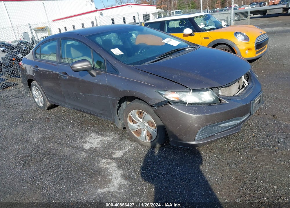 2014 HONDA CIVIC LX VIN: 19XFB2F54EE271869