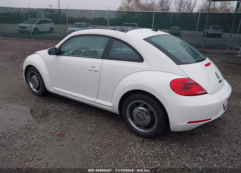 2012 VOLKSWAGEN BEETLE 2.5L VIN: 3VWJP7ATXCM631080