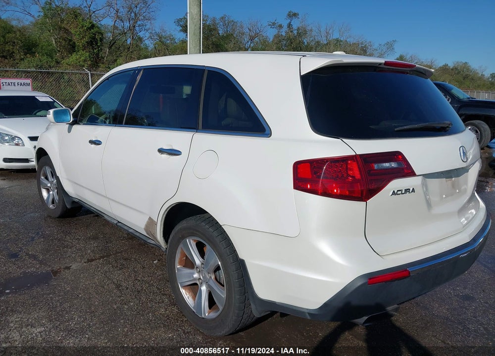 2011 ACURA MDX VIN: 2HNYD2H23BH519917