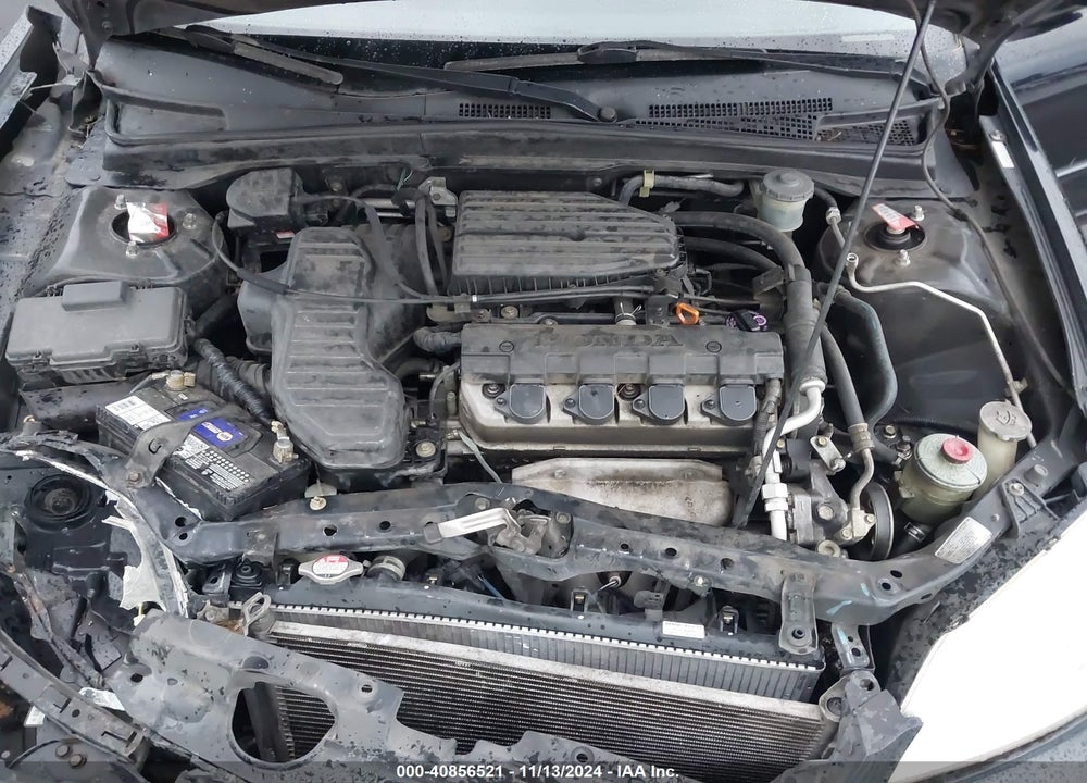 2001 HONDA CIVIC LX VIN: JHMES16521S011479