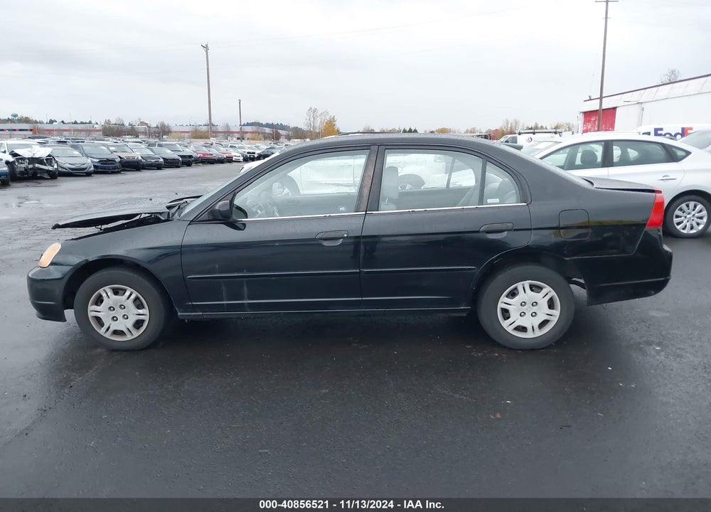 2001 HONDA CIVIC LX VIN: JHMES16521S011479