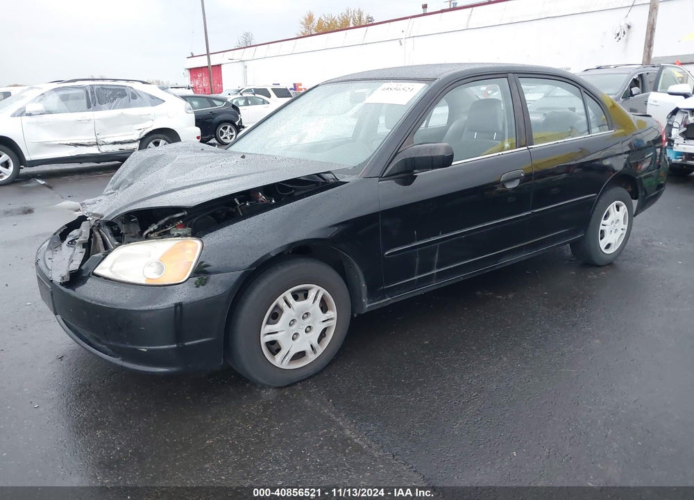 2001 HONDA CIVIC LX VIN: JHMES16521S011479