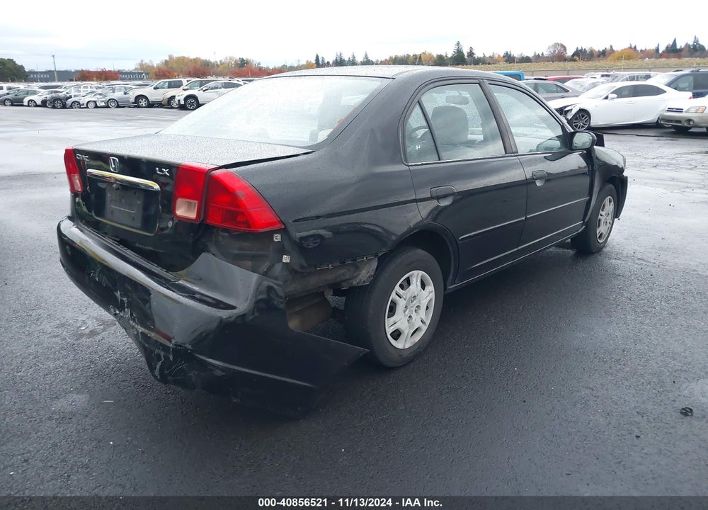 2001 HONDA CIVIC LX VIN: JHMES16521S011479