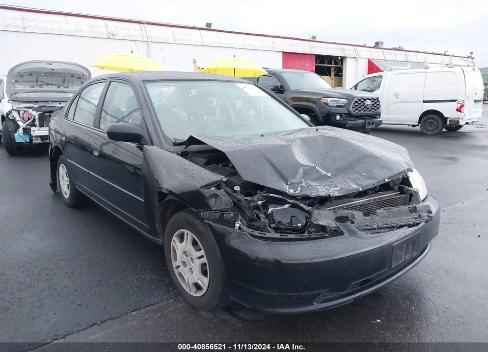 2001 HONDA CIVIC LX VIN: JHMES16521S011479
