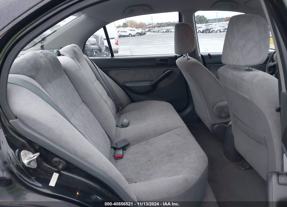 2001 HONDA CIVIC LX VIN: JHMES16521S011479