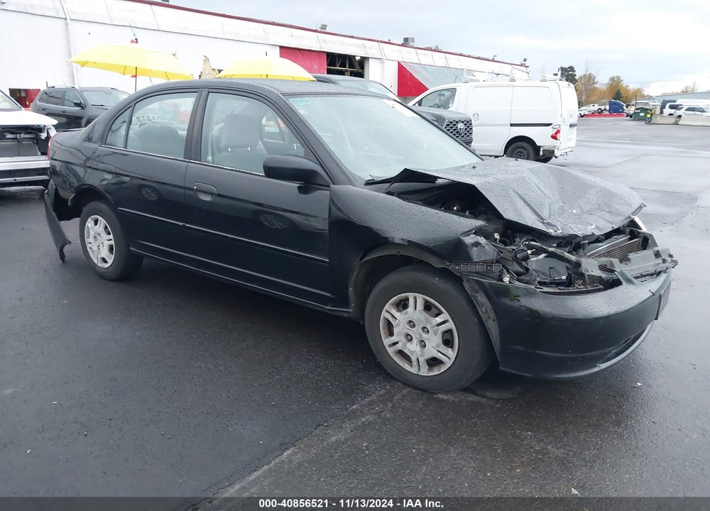 2001 HONDA CIVIC LX VIN: JHMES16521S011479