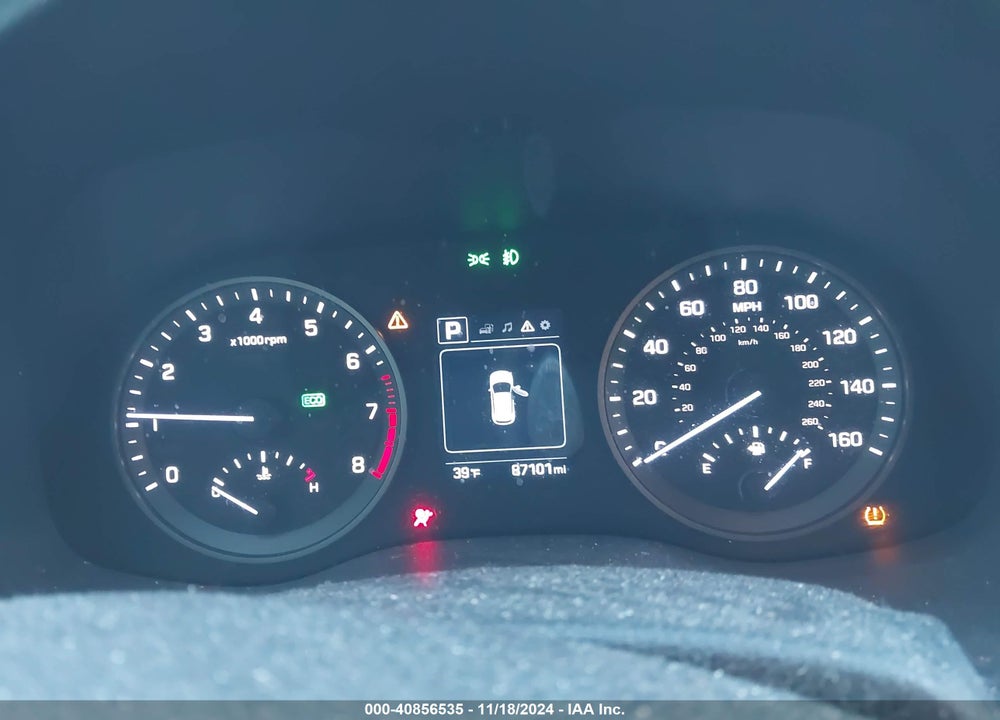 2017 HYUNDAI TUCSON SE VIN: KM8J33A40HU261627