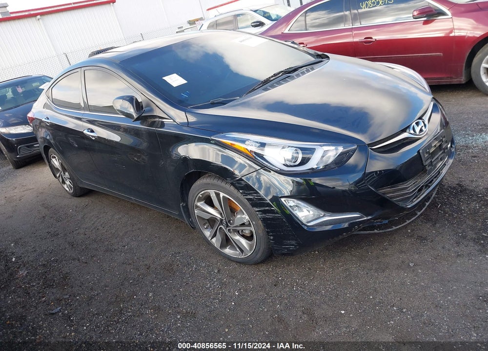 2014 HYUNDAI ELANTRA LIMITED VIN: 5NPDH4AE0EH532581