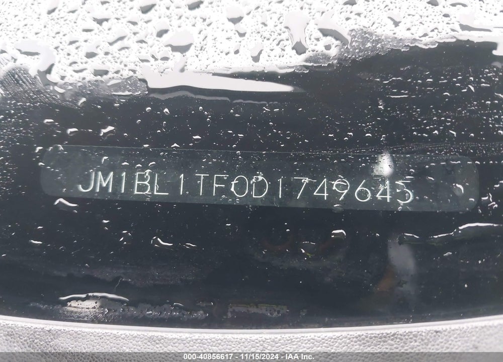 2013 MAZDA 3 I SV VIN: JM1BL1TF0D1749645