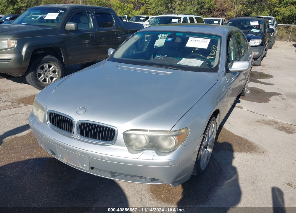 2003 BMW 745LI VIN: WBAGN63463DR16810
