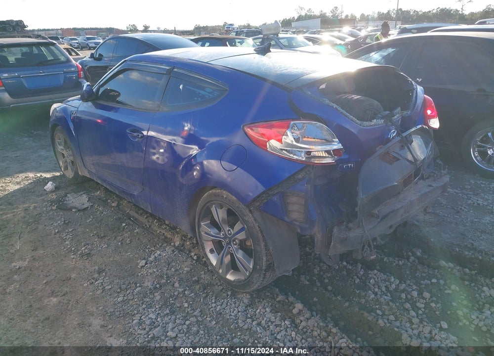 2012 HYUNDAI VELOSTER BASE W/GRAY VIN: KMHTC6AD0CU021433