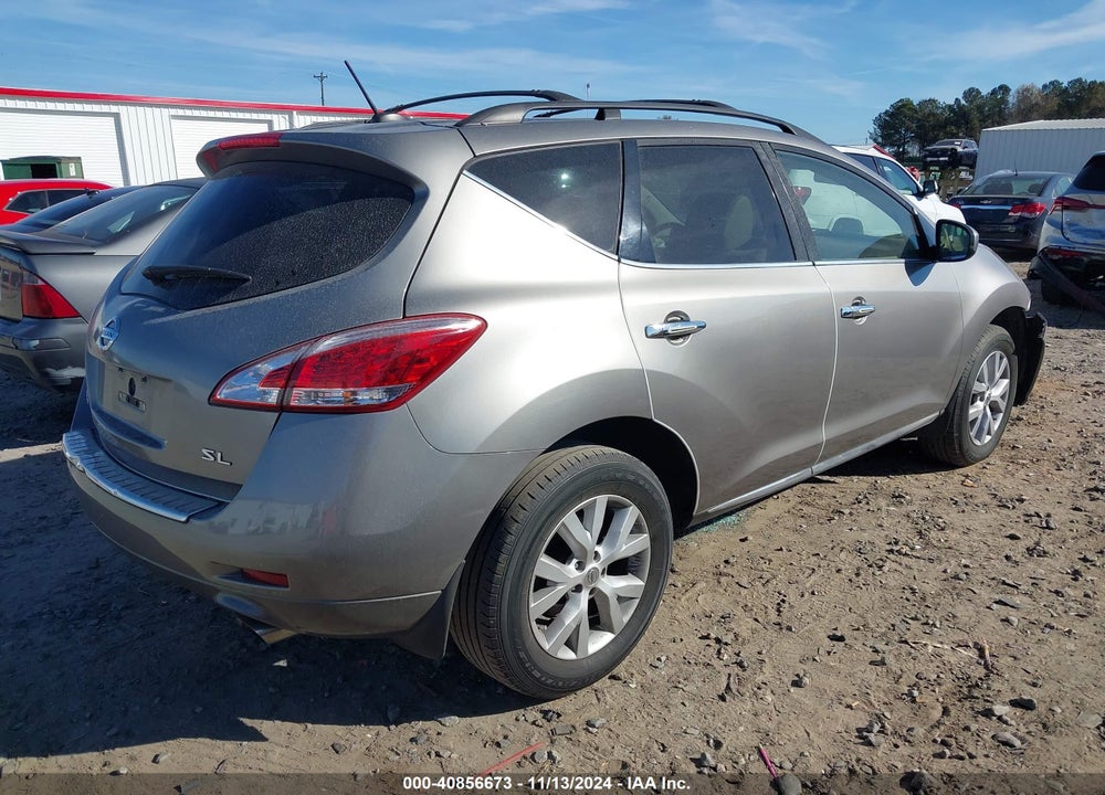 2011 NISSAN MURANO SL VIN: JN8AZ1MU3BW068035