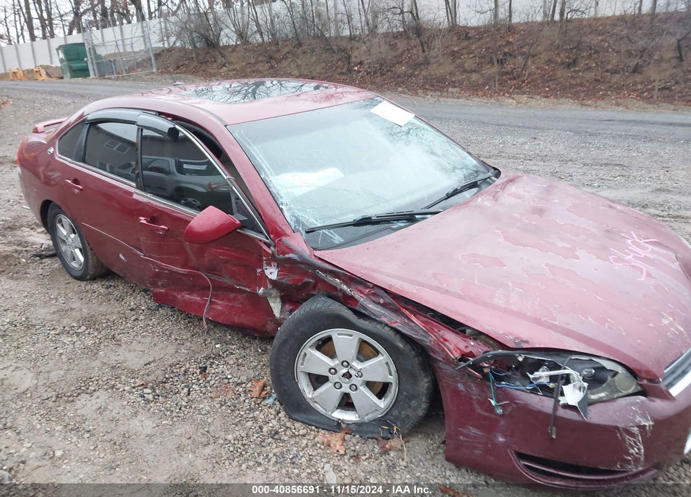 2008 CHEVROLET IMPALA LT VIN: 2G1WT58K989233597