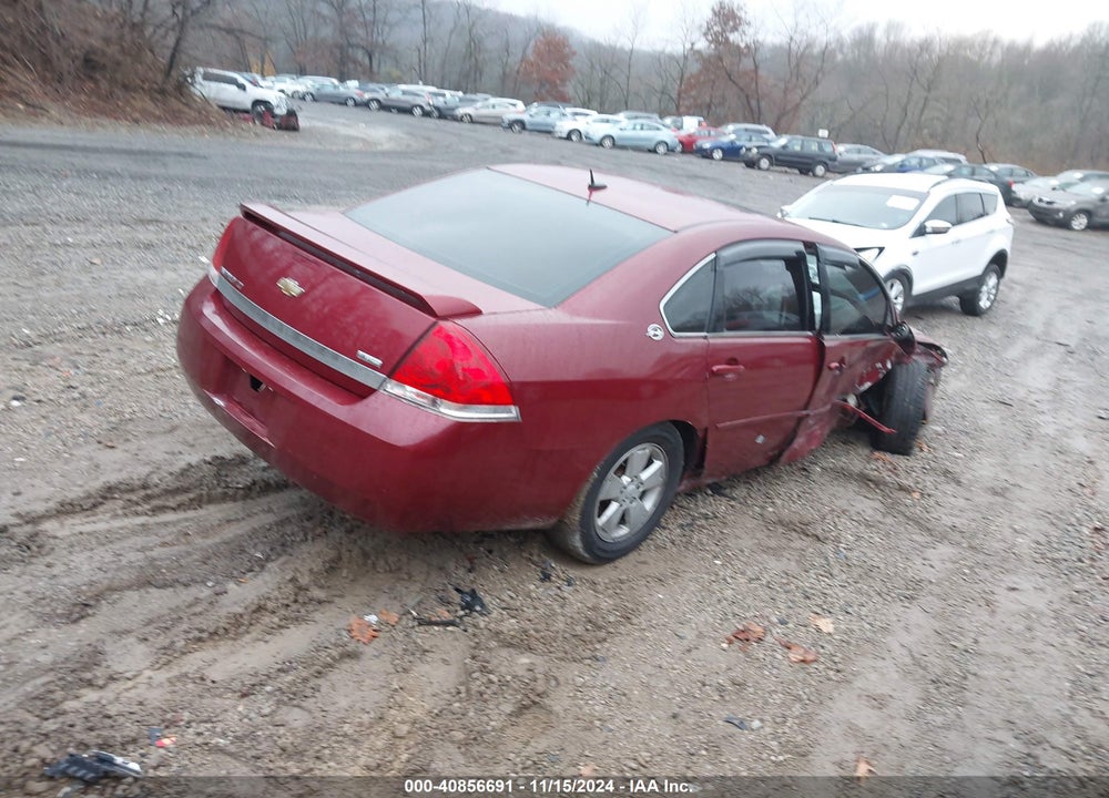 2008 CHEVROLET IMPALA LT VIN: 2G1WT58K989233597