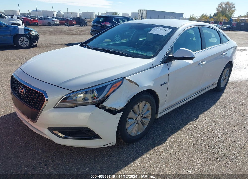 2016 HYUNDAI SONATA HYBRID SE VIN: KMHE24L18GA018483