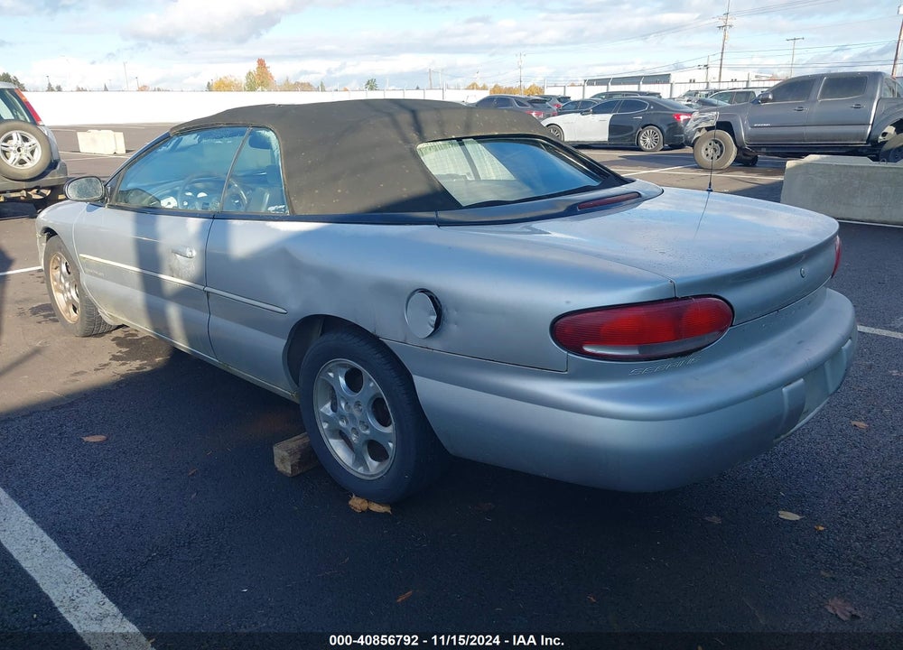 2000 CHRYSLER SEBRING JXI VIN: 3C3EL55H5YT208600
