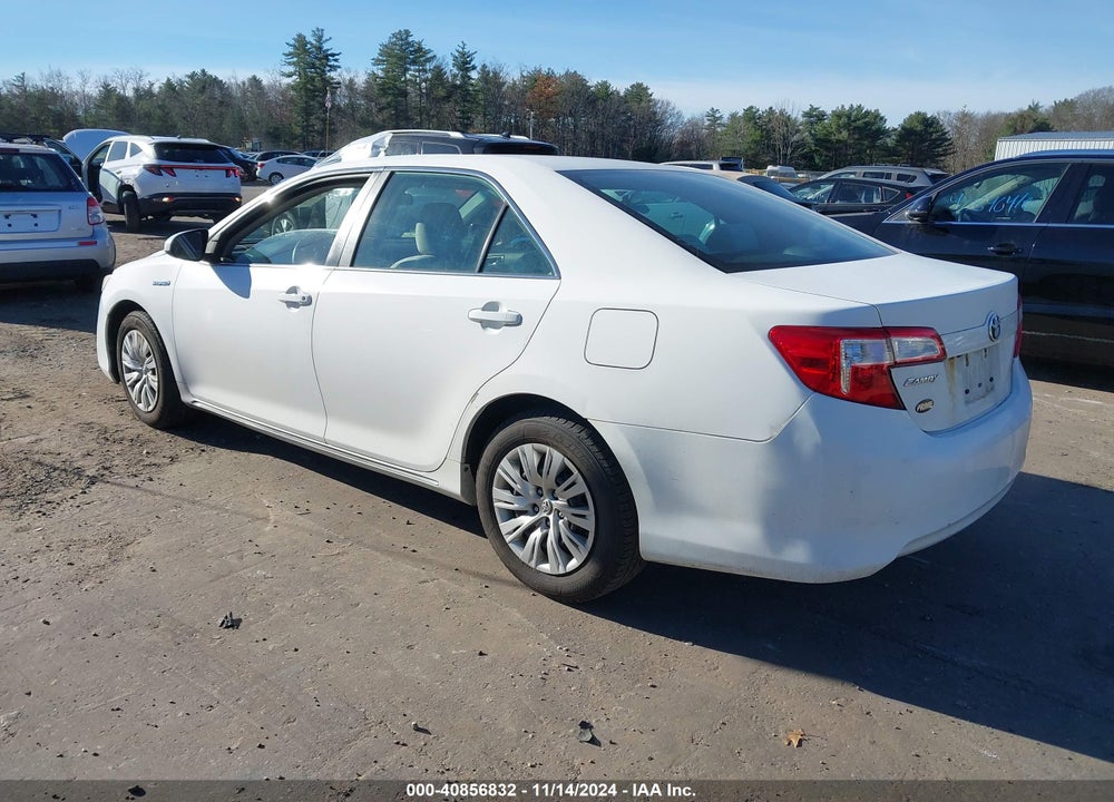 2014 TOYOTA CAMRY HYBRID LE VIN: 4T1BD1FK8EU117672