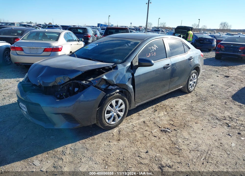 2016 TOYOTA COROLLA L VIN: 2T1BURHE2GC720952