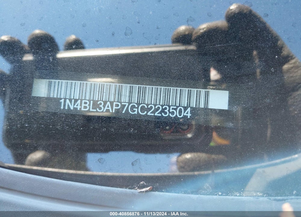 2016 NISSAN ALTIMA 3.5 SL VIN: 1N4BL3AP7GC223504