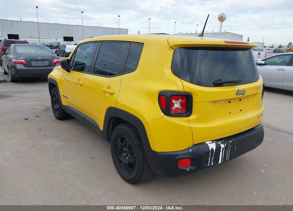 2017 JEEP RENEGADE SPORT FWD VIN: ZACCJAAB0HPE44890