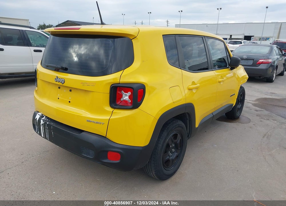 2017 JEEP RENEGADE SPORT FWD VIN: ZACCJAAB0HPE44890