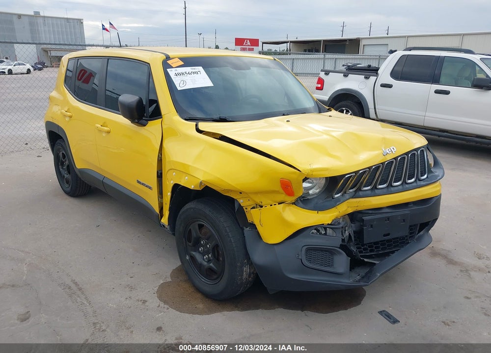 2017 JEEP RENEGADE SPORT FWD VIN: ZACCJAAB0HPE44890