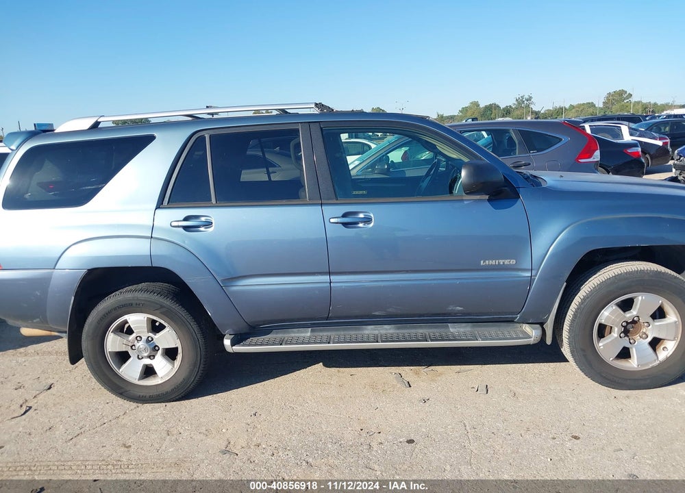 2004 TOYOTA 4RUNNER LIMITED V6 VIN: JTEZU17R248016418